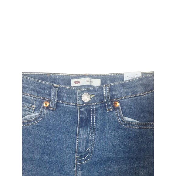 Levi's Slim 7X Reg Denim Wash Solid Cotton / Polyester - Picture 2 of 6